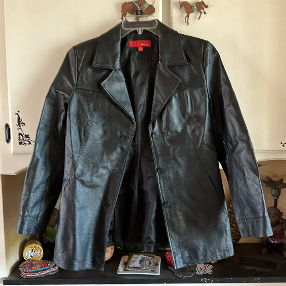 Ladies leather jacket